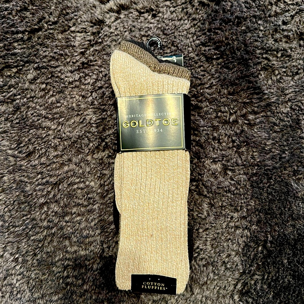 Men’s Heritage Collection GOLD TOE brown 3 pack of socks